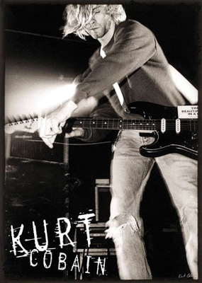 Kurt Cobain; on Stage