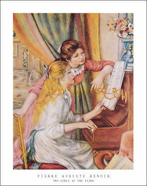 Two Girls at the Piano