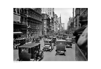 Down Fifth Avenue; 1913