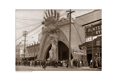 Dreamland; Luna Park; Coney Island; 1908 (sepia)
