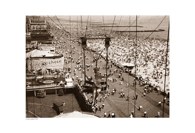 Coney Island; 1947 (sepia)
