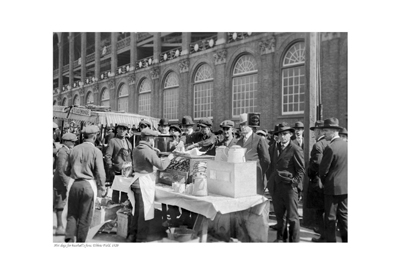 Hot Dogs for Baseball Fans; Ebbets Field; 1920