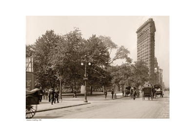 Flatiron Building; 1906 (sepia)