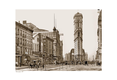 Times Square; 1904 (sepia)