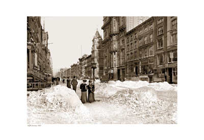 Fifth Avenue; 1905 (sepia)