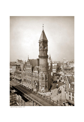 Jefferson Market Courthouse; 1905 (sepia)