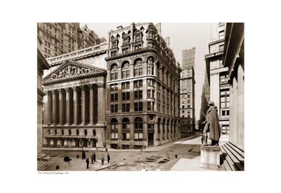 New York Stock Exchange; 1921 (sepia)