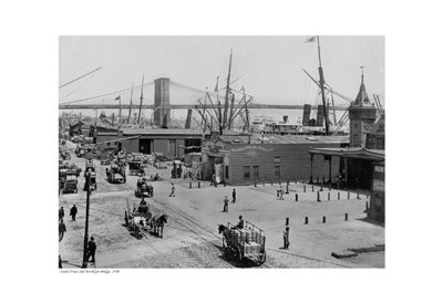 South Street and Brooklyn Bridge; 1900