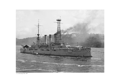 US Battleship Ohio; 1909
