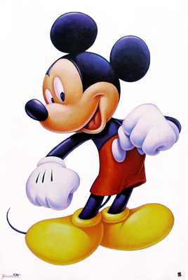 Mickey Mouse: Painted Portrait