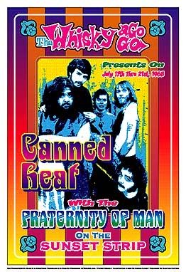 Canned Heat; 1968: Whisky-A-Go-Go; Los Angeles