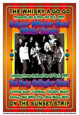 Edgar Winter and White Trash; 1971: Whisky-A-Go-Go; Los Angeles
