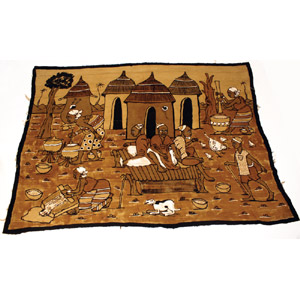 Authentic Over-Sized Mud Cloth - #12