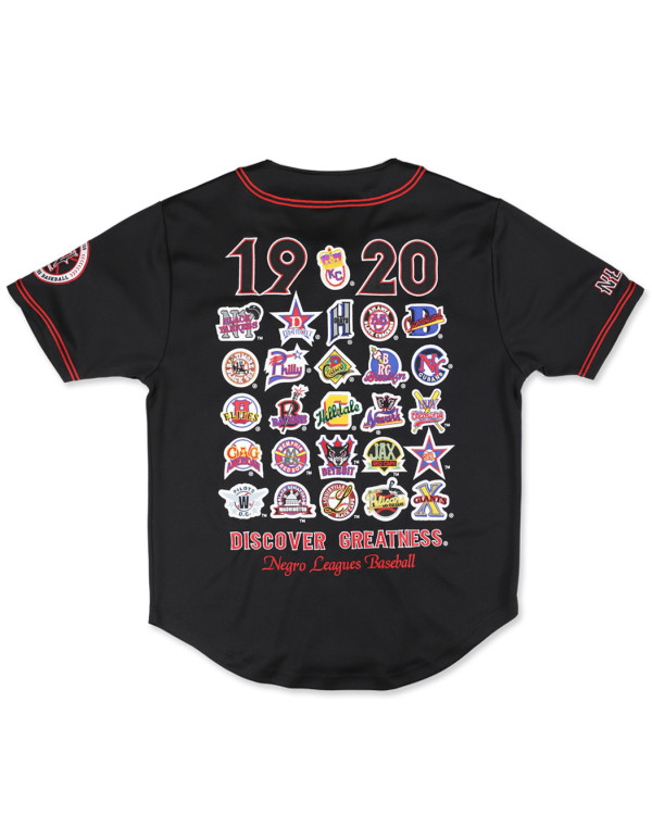 Negro League Commemorative Baseball Jersey - black