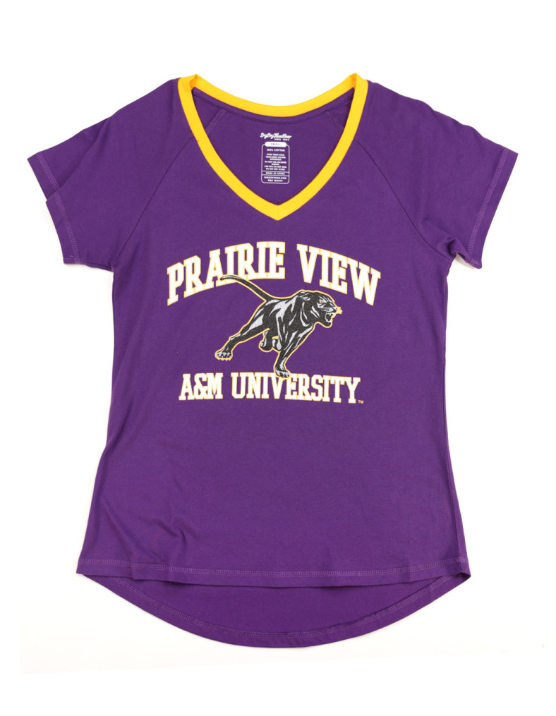 Prairie View A&M University V Neck T shirt