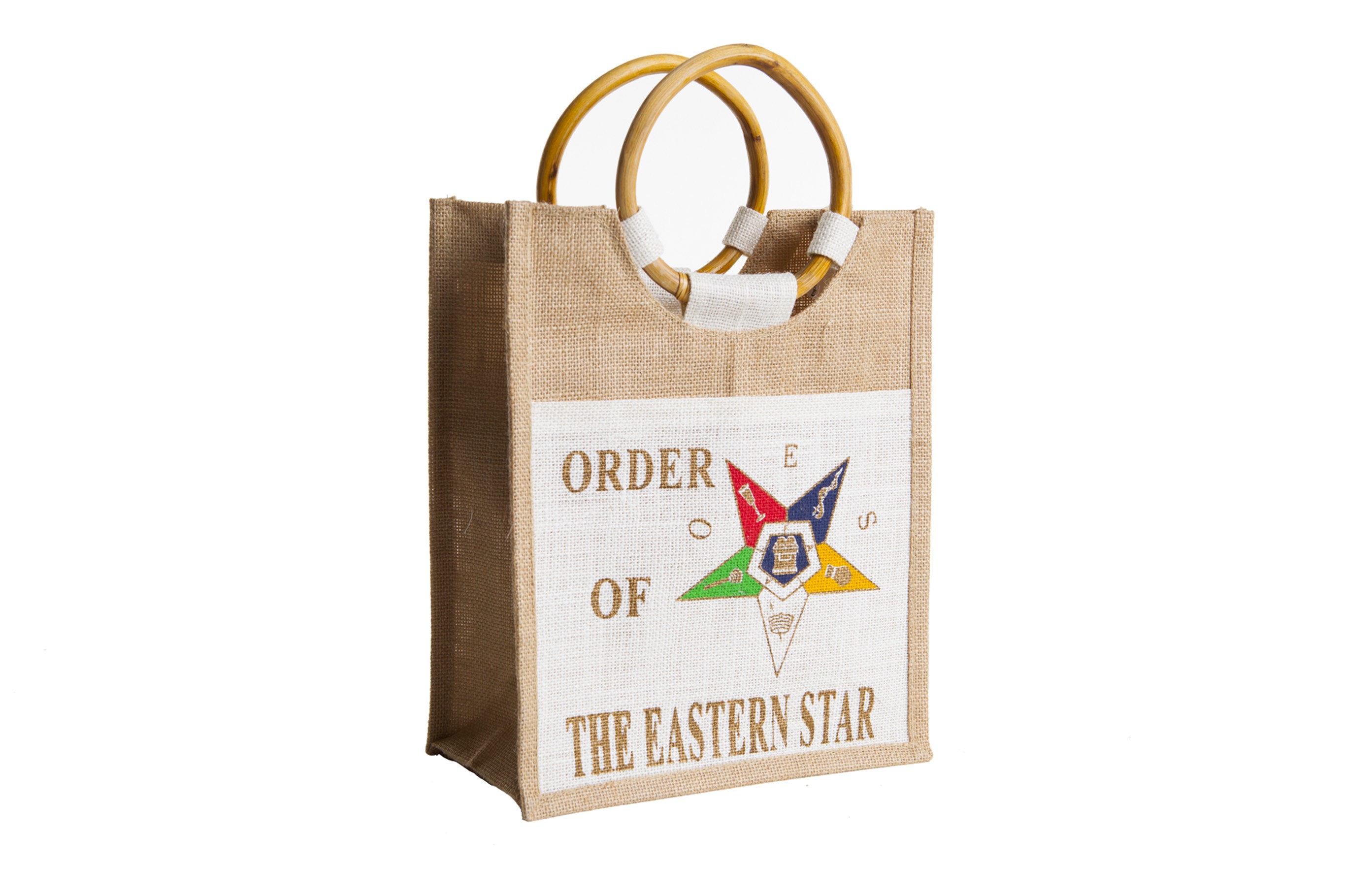 Order Of The Eastern Star Bag Pocket Jute