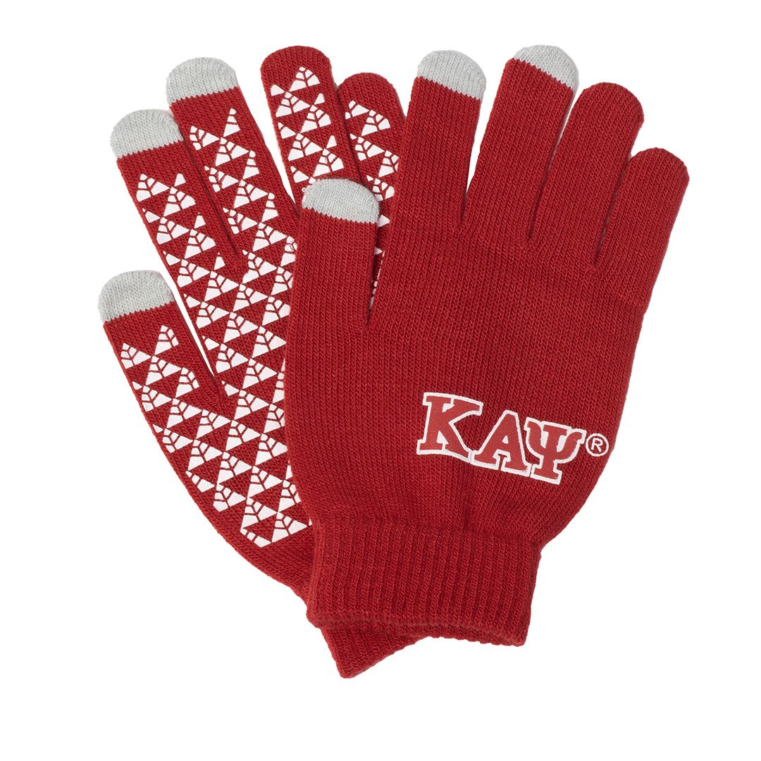 Kappa Alpha Psi Knit Texting Gloves