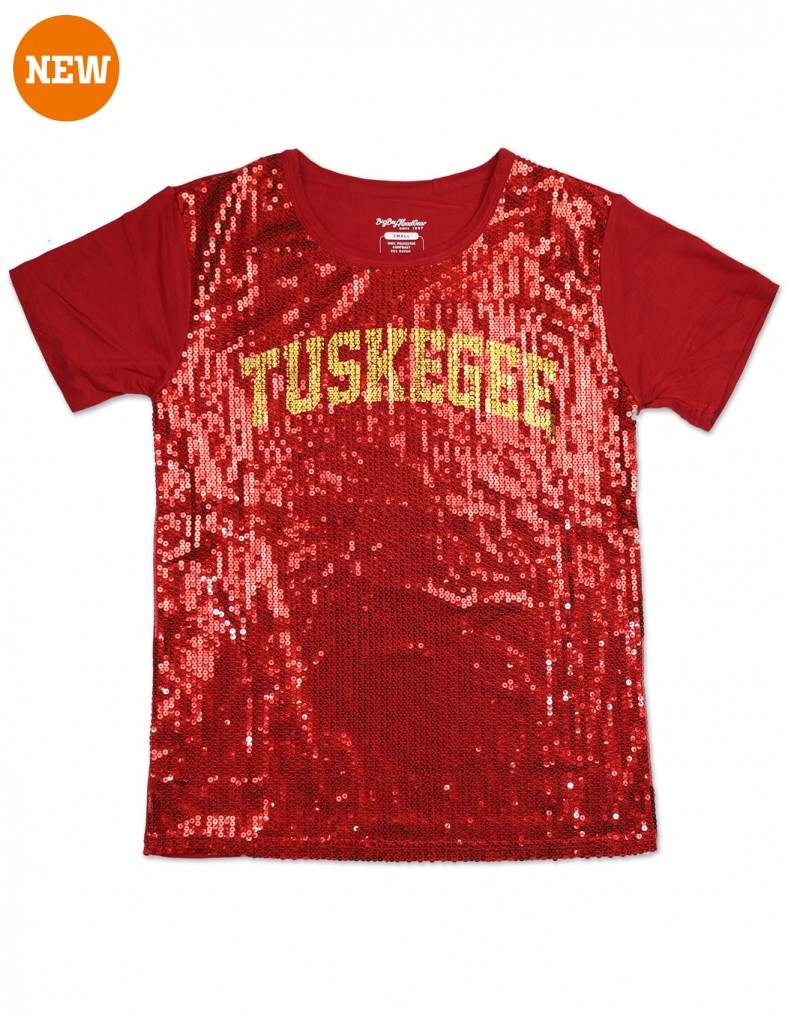 Tuskegee University Sequins T shirt