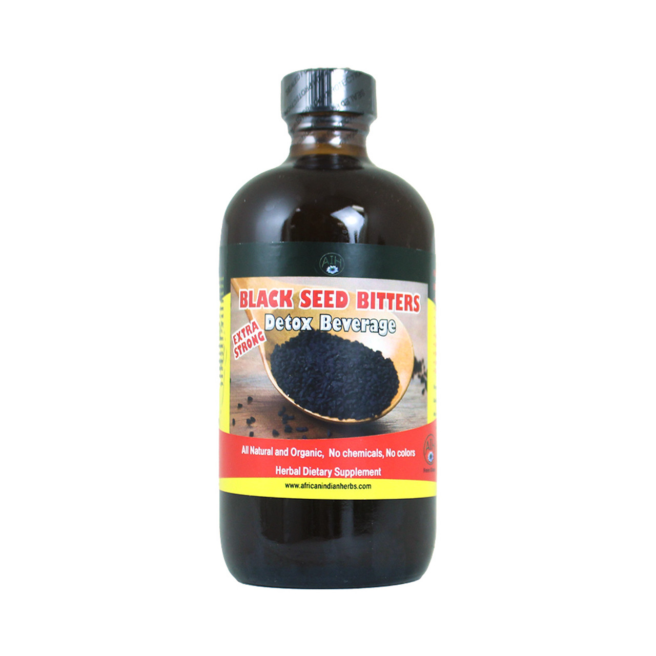 Natural Black Seed Bitters Detox Beverage 8 oz.
