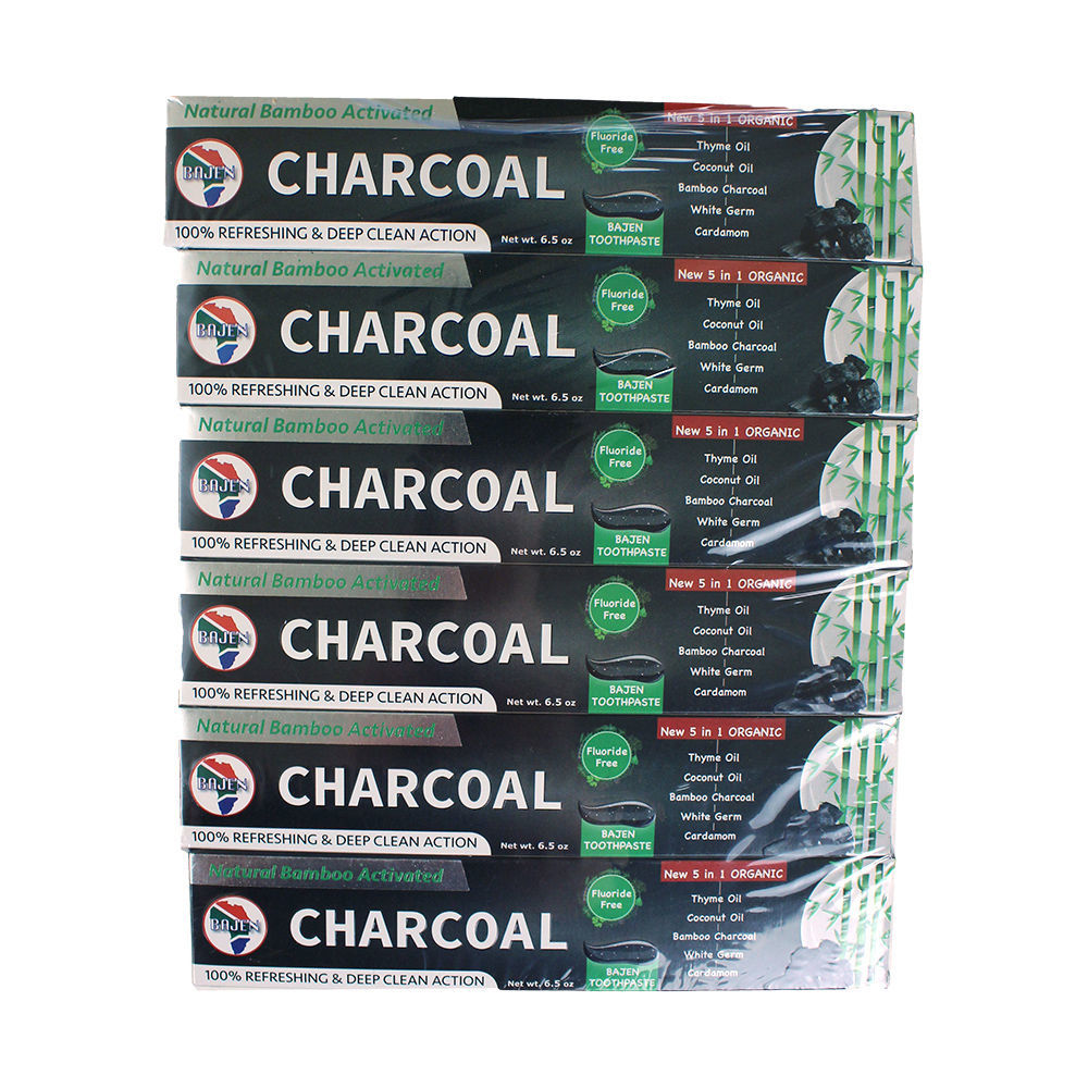 Charcoal Toothpastes 6 Pack