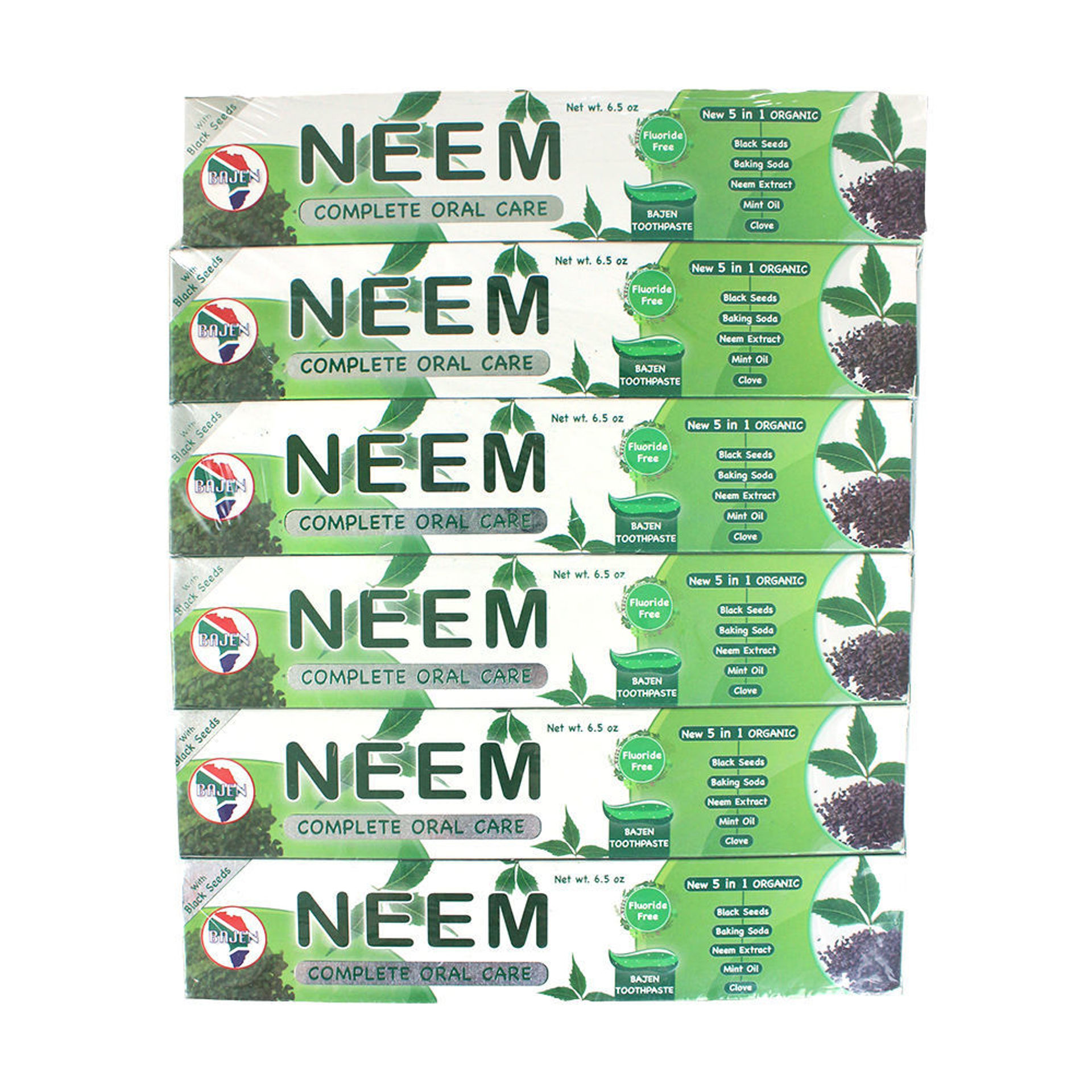 6 Pack Of Neem Toothpastes