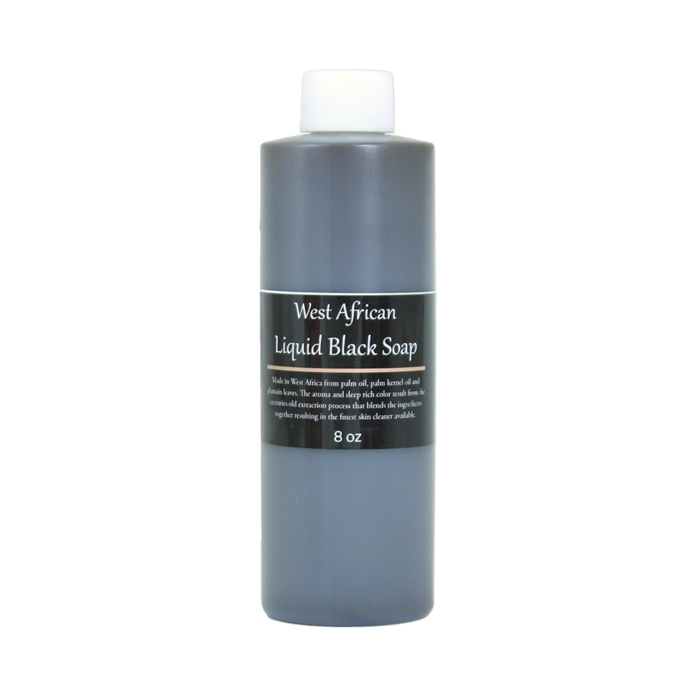West African Liquid Black Soap - 8 oz.