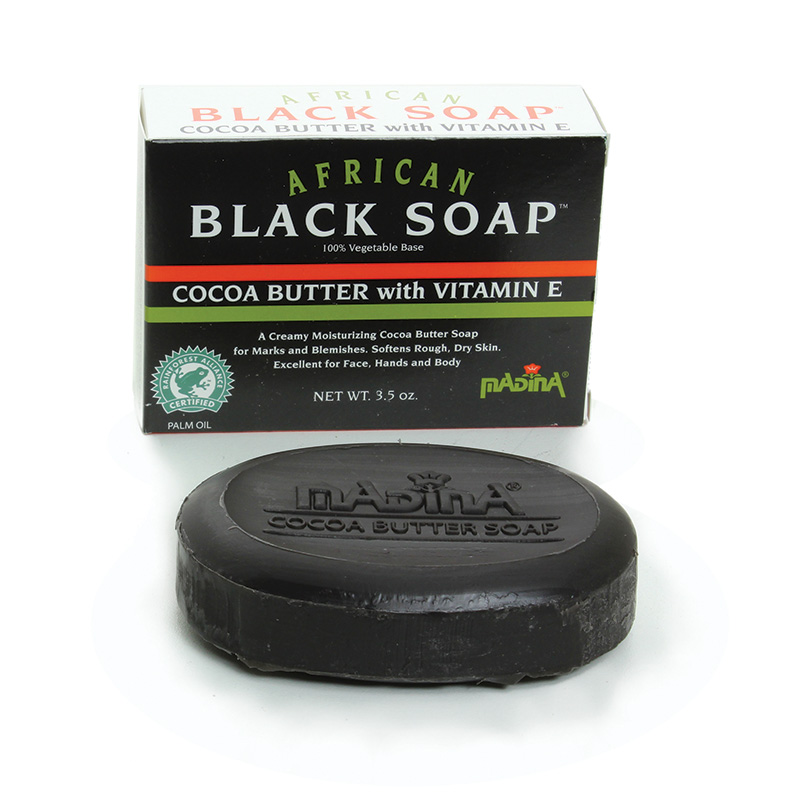 African Cocoa Butter Black Soap
