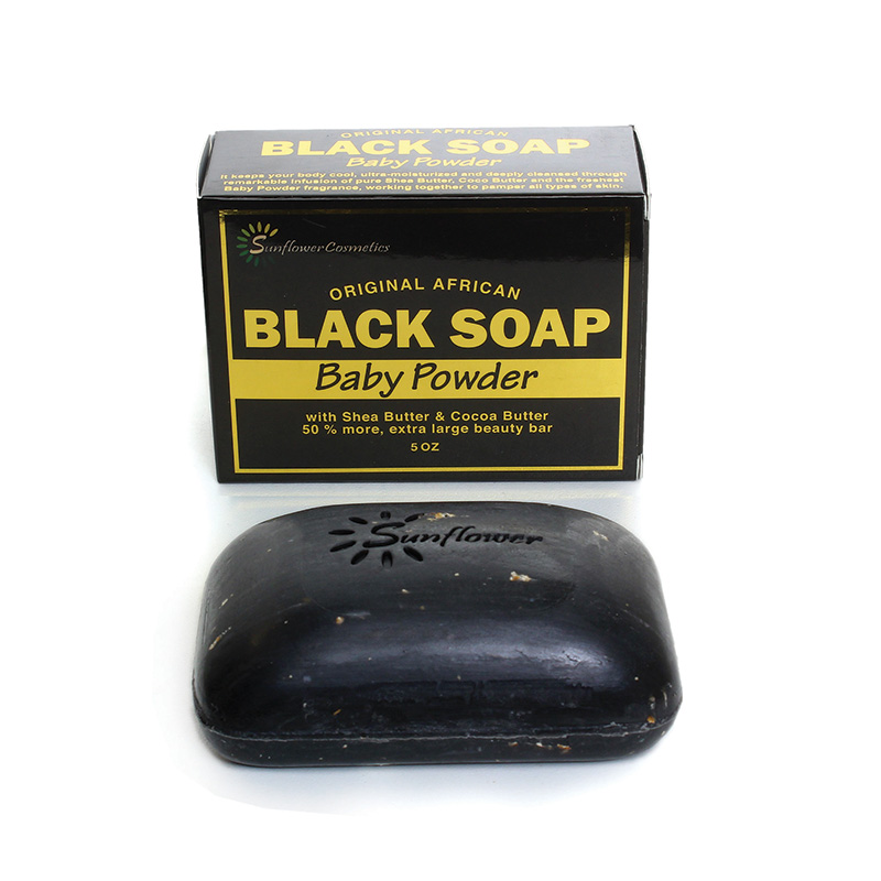 Baby Powder Black Soap - 5 oz.