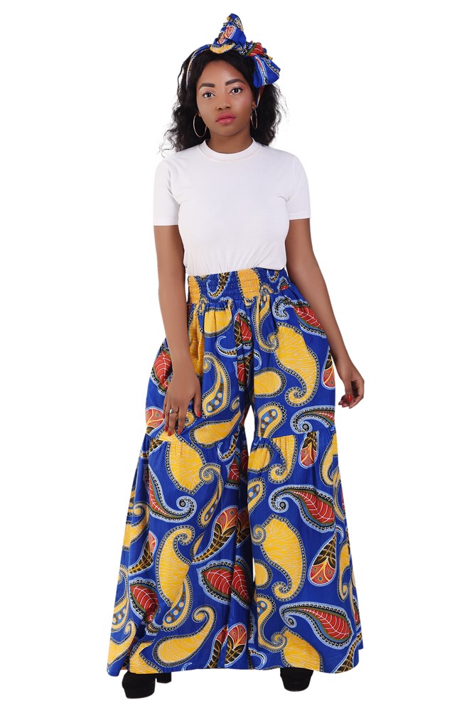 African Palazoo Pants Wax Prints