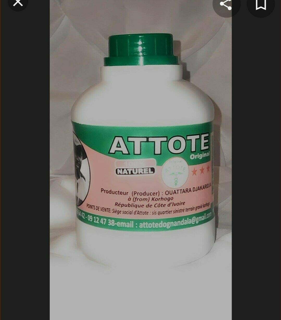 Attote pack of 2 male enhancer