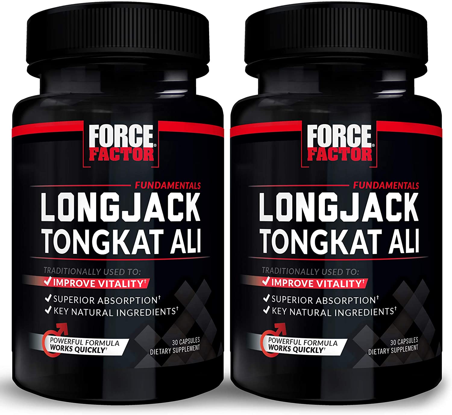 Longjack Tongkat Ali 30ct 2Pack, 60 Count