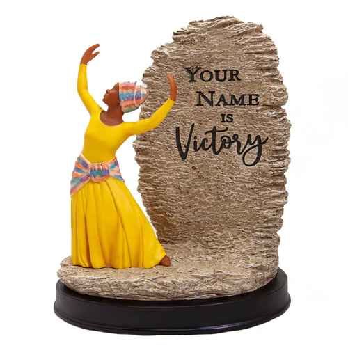 YOUR NAME IS VICTORY AFRICAN FIGURINE