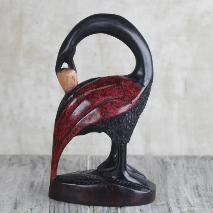 Handmade Sankofa Wood Sculpture