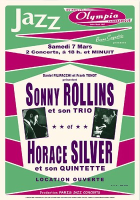 Sonny Rollins & Horace Silver; Paris; 1964