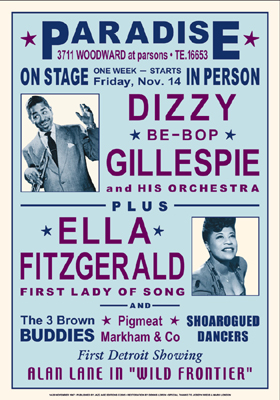 Dizzy Gillespie and Ella Fitzgerald; Detroit; 1947