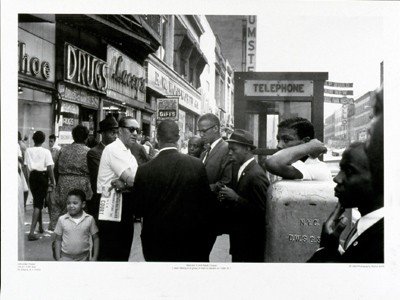 Harlem; 1962 (depicts Malcolm X and Ralph Cooper)