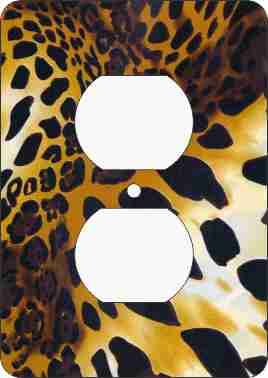 Cheetah Print Outlet Cover
