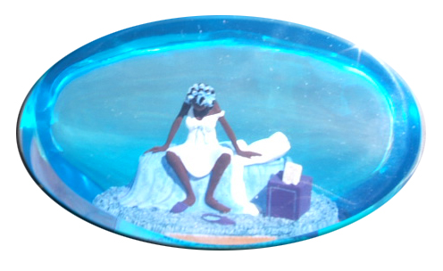 Annie lee Paperweights-Blue Monday