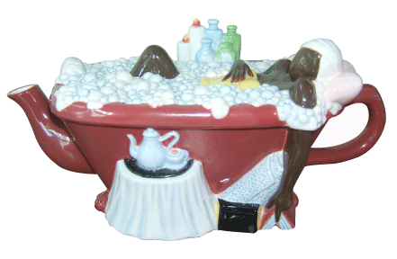 Annie lee-Tea Pots-Steepin N Soakin teapot