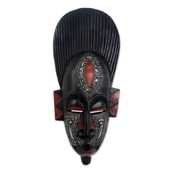 Ghanaian African Wood Mask
