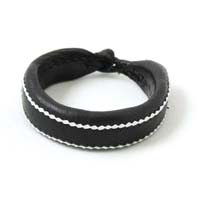 Black Nigerian Leather Bracelets
