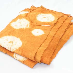 Mud Cloth Colored - Orange Tie Dye