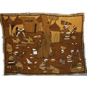 Authentic Over-Sized Mud Cloth - #15