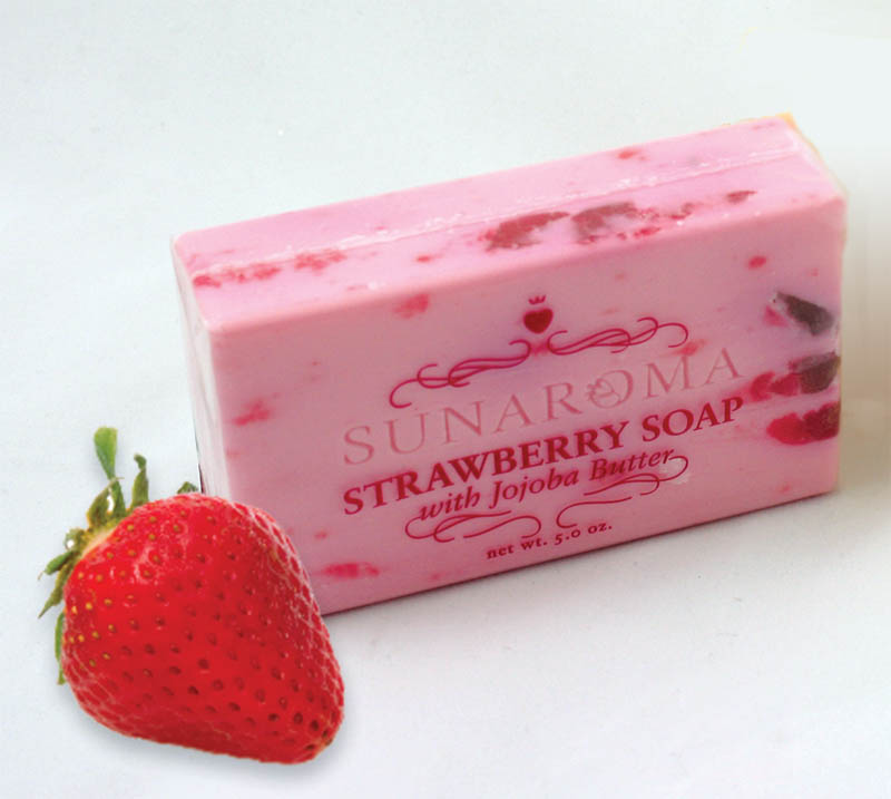 Strawberry Soap w/Jojoba 72 bars