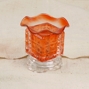 Electric Glass Oil Burner : Orange