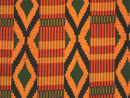 African Kente Print Fabric - 12 Yards
