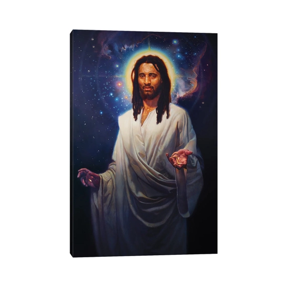 Thomas Blackshear Framed Canvas Art Universal Lord, I Hold the Key 12 x 8