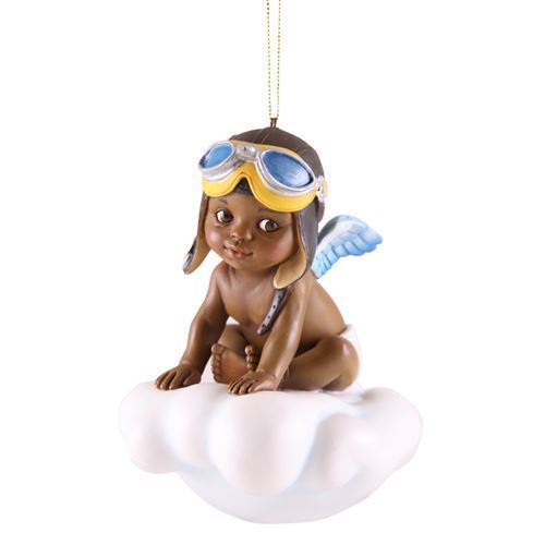 THOMAS BLACKSHER XMAS ORNAMENT - ADORABLE BOY ORNAMENT