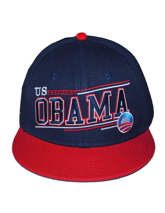 Barack Obama Cap-Flat visor, snapback cap-44th President USA