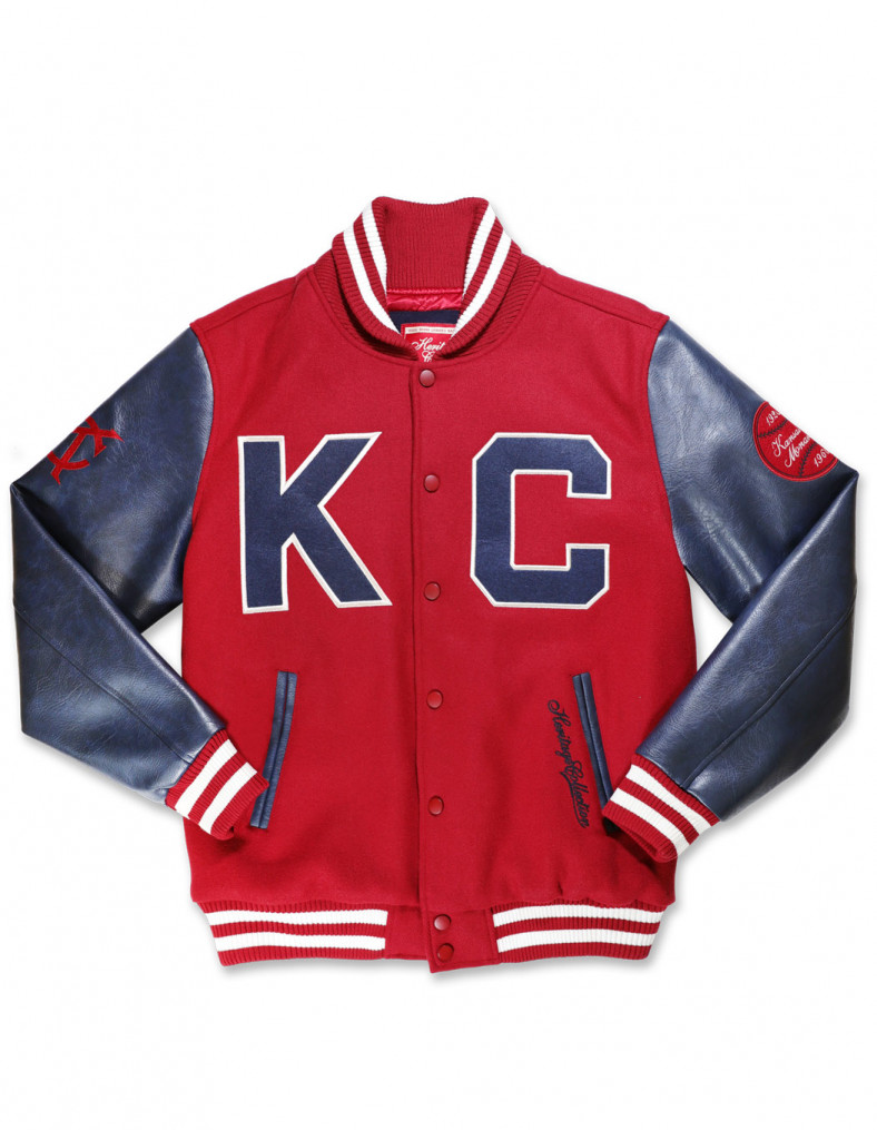 Kansas City Monarchs Wool Baseball Jacket-Negro League Baseball